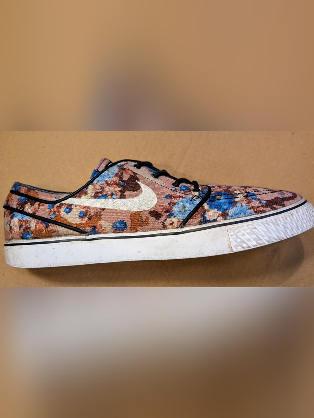 Nike Zoom Stefon Janoski Desert Blue Digi Floral Sneakers Size 11